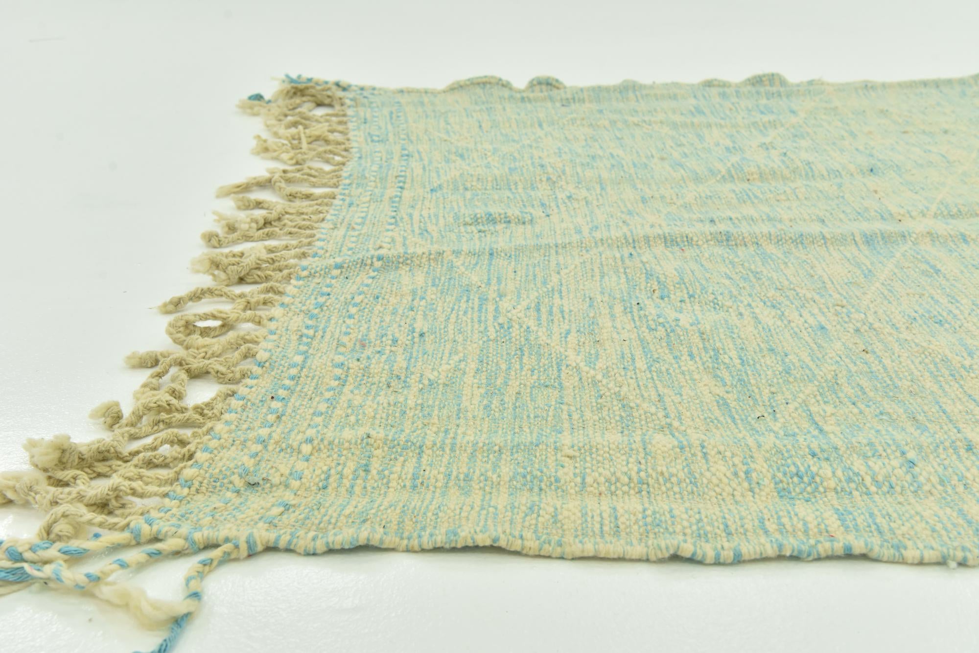 4' 9 x 8' 6 Hand Knotted Moroccan Wool Rug