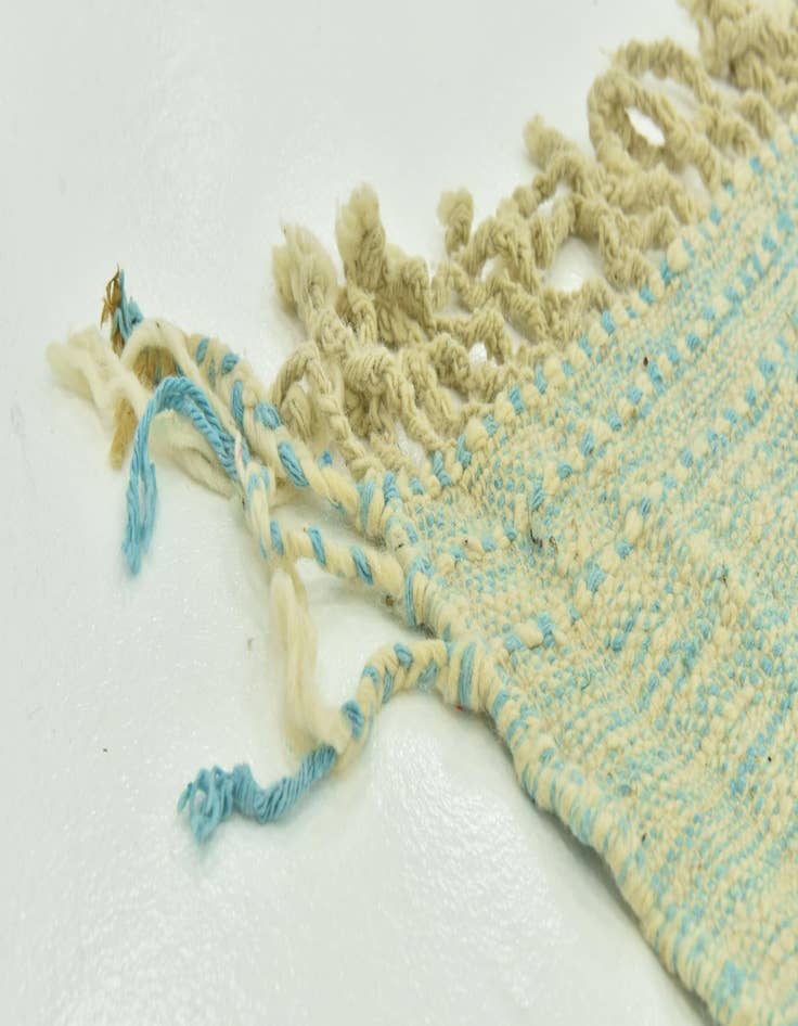 Detail image of 4' 9 x 8' 6  Hand Knotted Moroccan Wool Rug