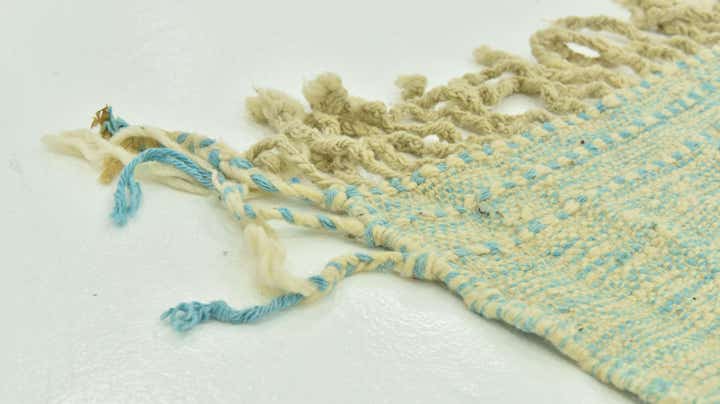 4' 9 x 8' 6 Hand Knotted Moroccan Wool Rug