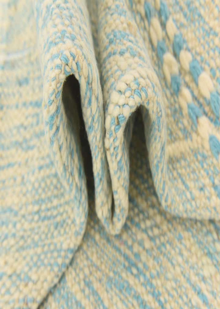 4' 9 x 7' 4 Hand Knotted Moroccan Wool Rug