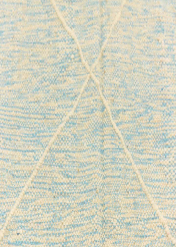 4' 9 x 7' 4 Hand Knotted Moroccan Wool Rug