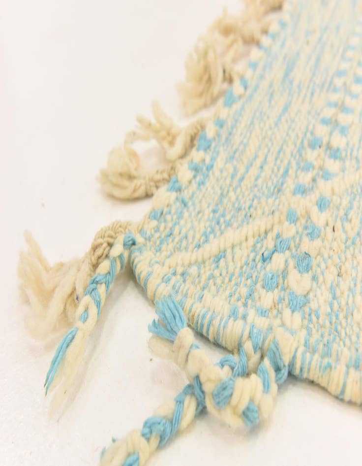 Detail image of 4' 9 x 7' 4  Hand Knotted Moroccan Wool Rug