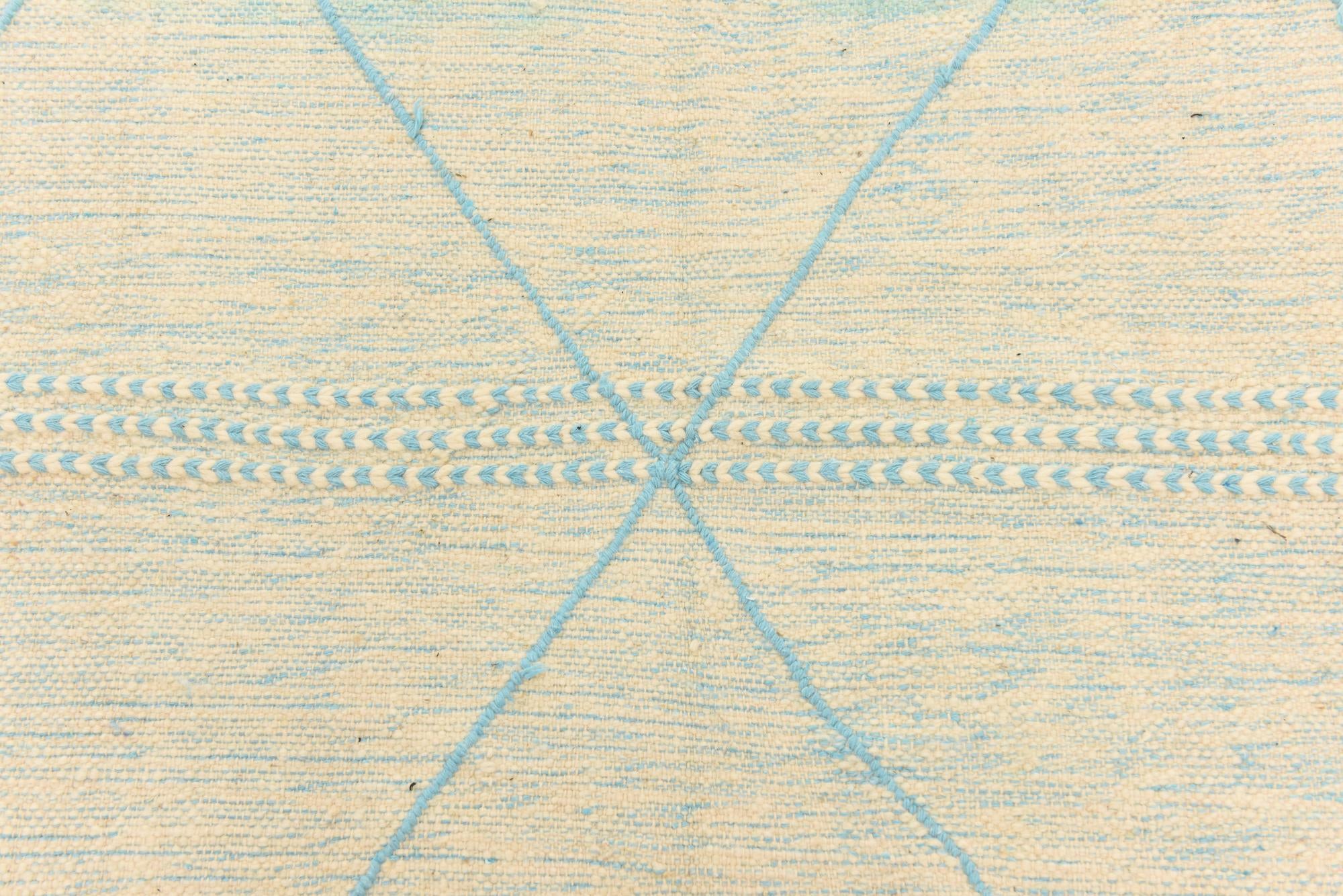 5' x 7' 9 Hand Knotted Moroccan Wool Rug