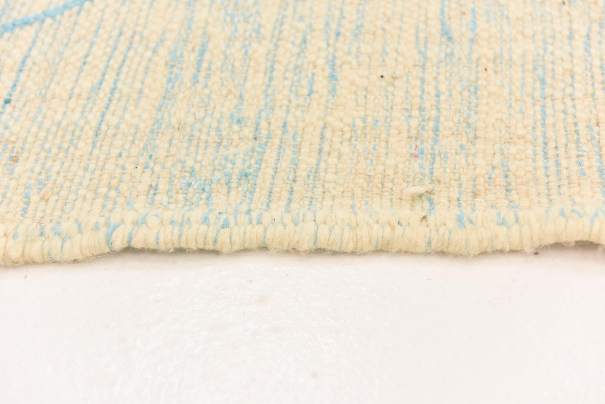 5' x 7' 9 Hand Knotted Moroccan Wool Rug