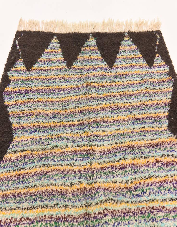 Detail image of 5' 5 x 8' 4  Hand Knotted Moroccan Wool Rug