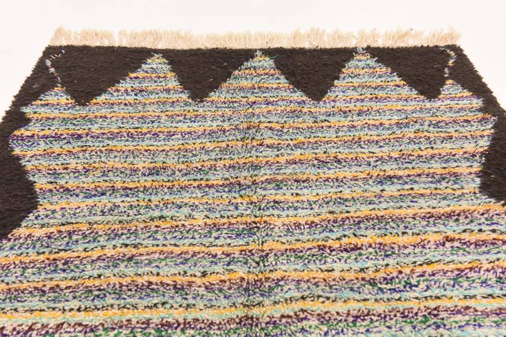 Detail image of 5' 5 x 8' 4 Hand Knotted Moroccan Wool Rug