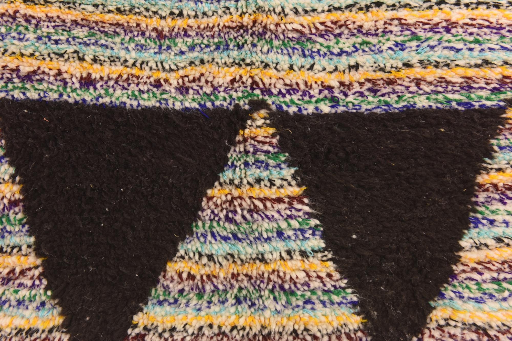 5' 5 x 8' 4 Hand Knotted Moroccan Wool Rug