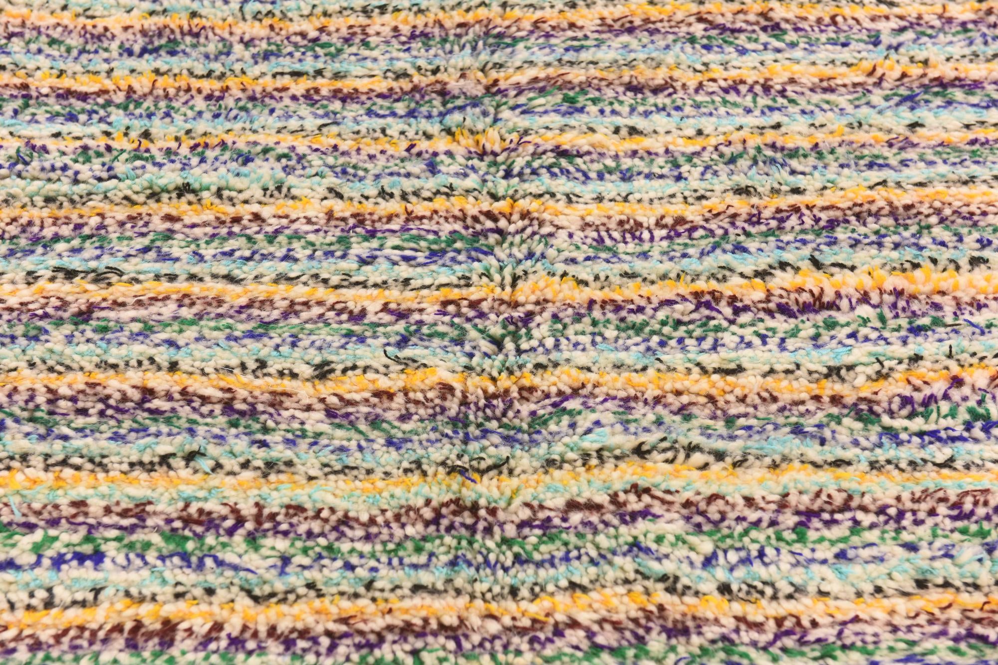 5' 5 x 8' 4 Hand Knotted Moroccan Wool Rug
