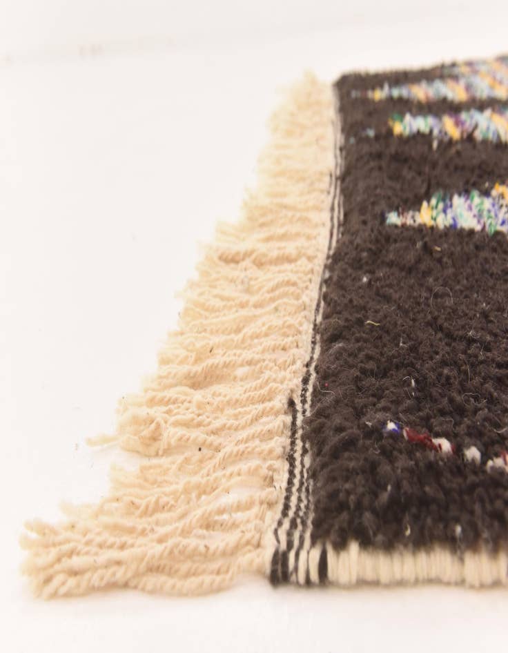 Detail image of 5' 5 x 8' 4  Hand Knotted Moroccan Wool Rug