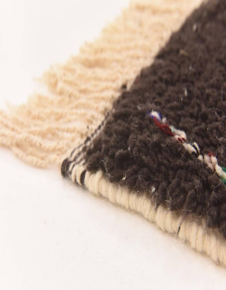 Detail image of 5' 5 x 8' 4  Hand Knotted Moroccan Wool Rug