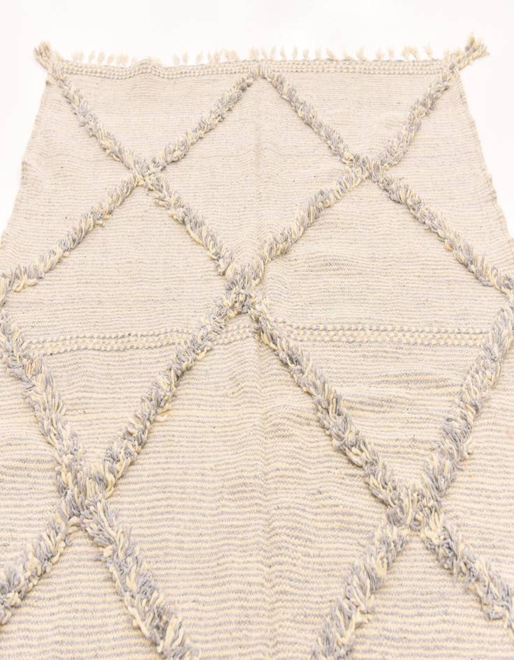 Detail image of 5' 3 x 8' 4  Hand Knotted Moroccan Wool Rug