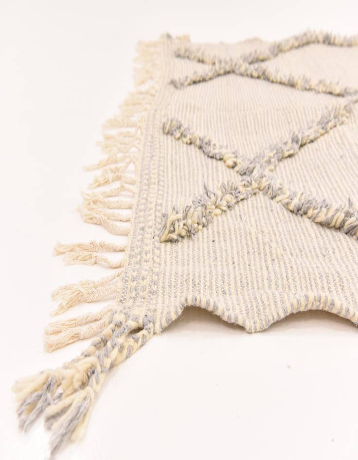 Detail image of 5' 3 x 8' 4  Hand Knotted Moroccan Wool Rug