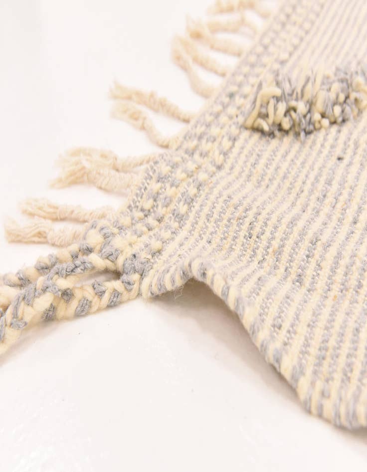 Detail image of 5' 3 x 8' 4  Hand Knotted Moroccan Wool Rug