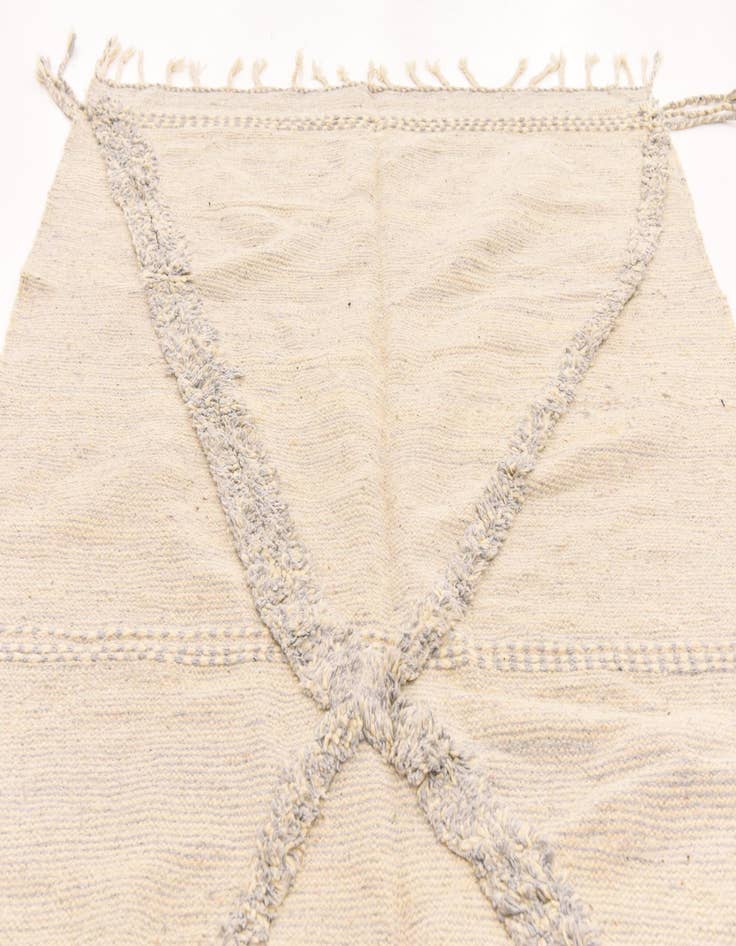 Detail image of 5' 6 x 9' 1  Hand Knotted Moroccan Wool Rug