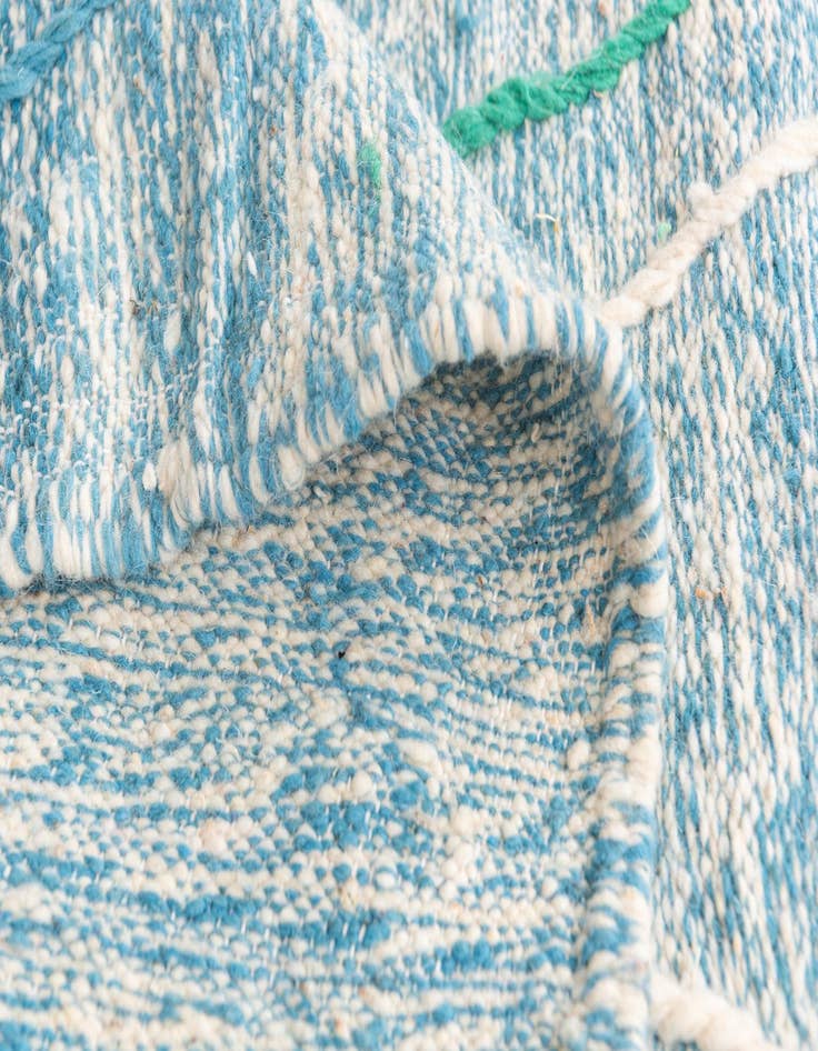 Detail image of 6' 7 x 10' 5  Hand Knotted Moroccan Wool Rug