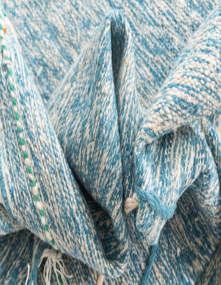 Detail image of 6' 7 x 10' 5  Hand Knotted Moroccan Wool Rug