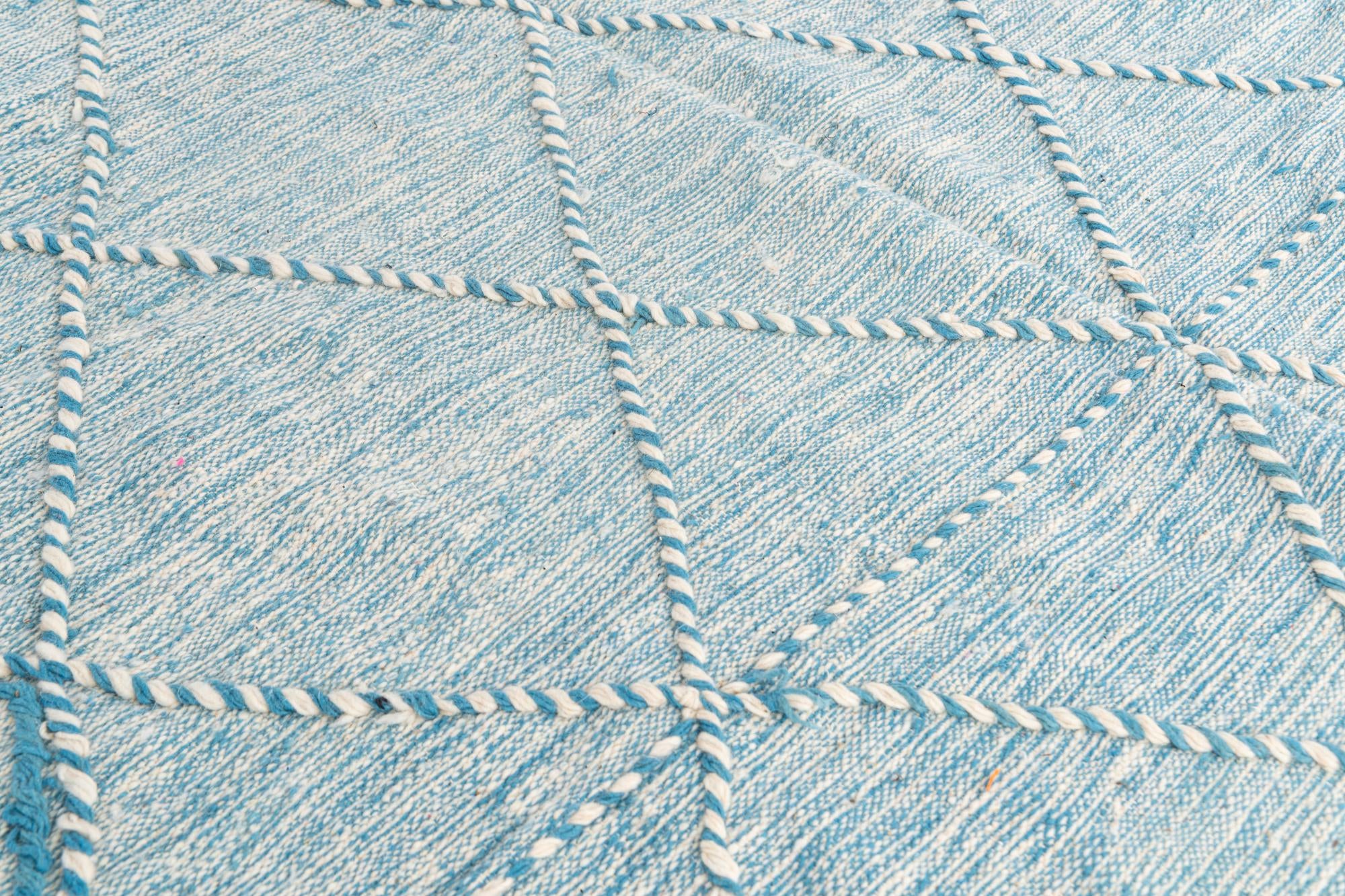 6' 7 x 10' Hand Knotted Moroccan Wool Rug