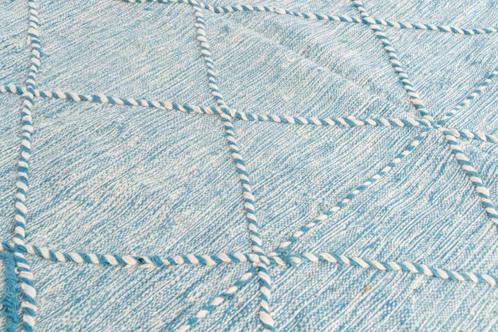 6' 7 x 10' Hand Knotted Moroccan Wool Rug