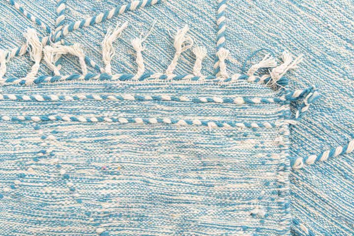 6' 7 x 10' Hand Knotted Moroccan Wool Rug