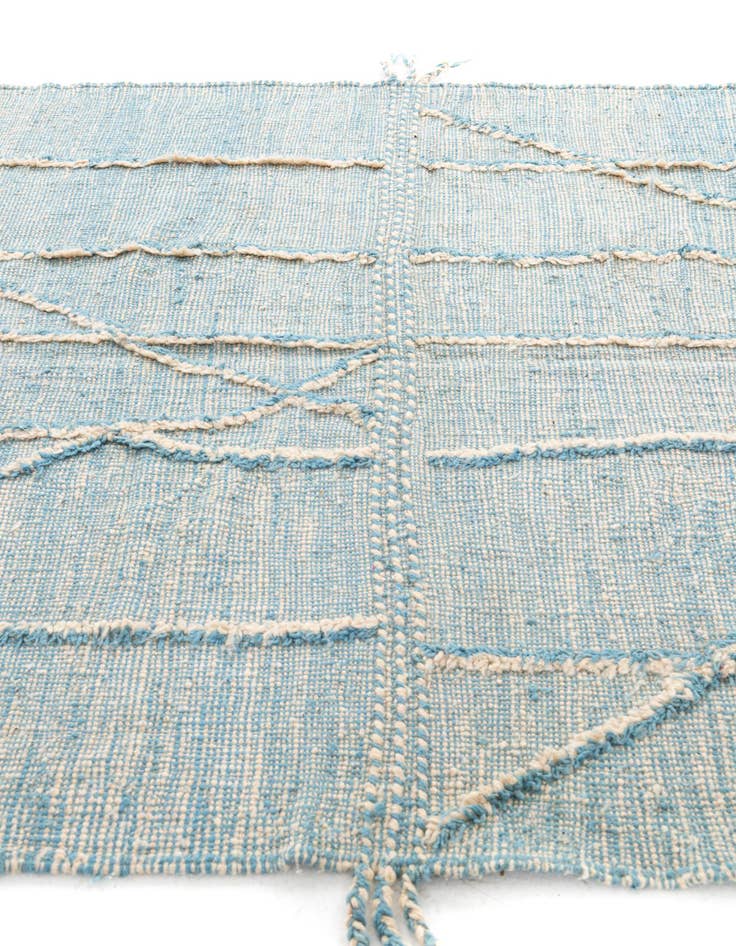 Detail image of 6' 6 x 10' 3  Hand Knotted Moroccan Wool Rug