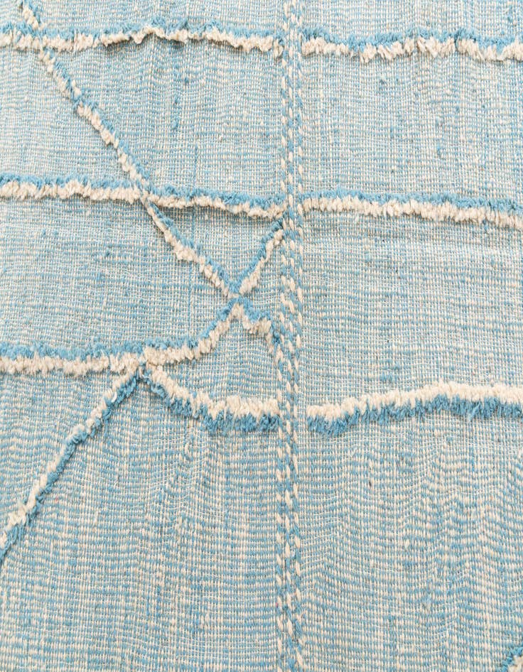 Detail image of 6' 6 x 10' 3  Hand Knotted Moroccan Wool Rug