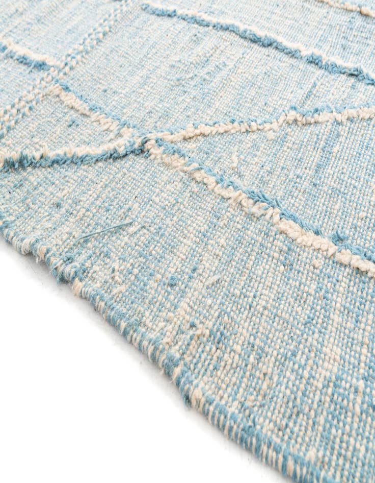 Detail image of 6' 6 x 10' 3  Hand Knotted Moroccan Wool Rug