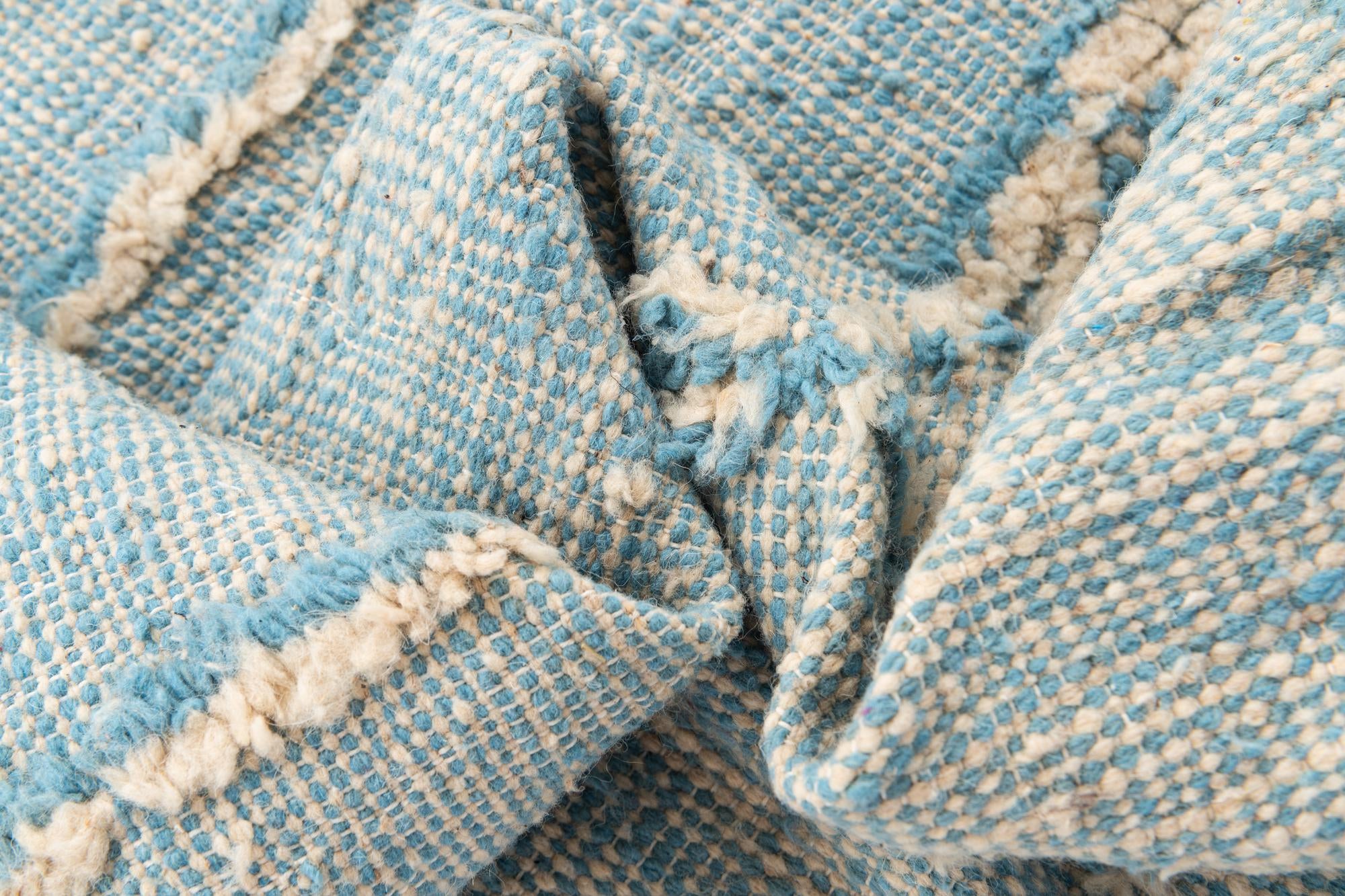 6' 6 x 10' 3 Hand Knotted Moroccan Wool Rug
