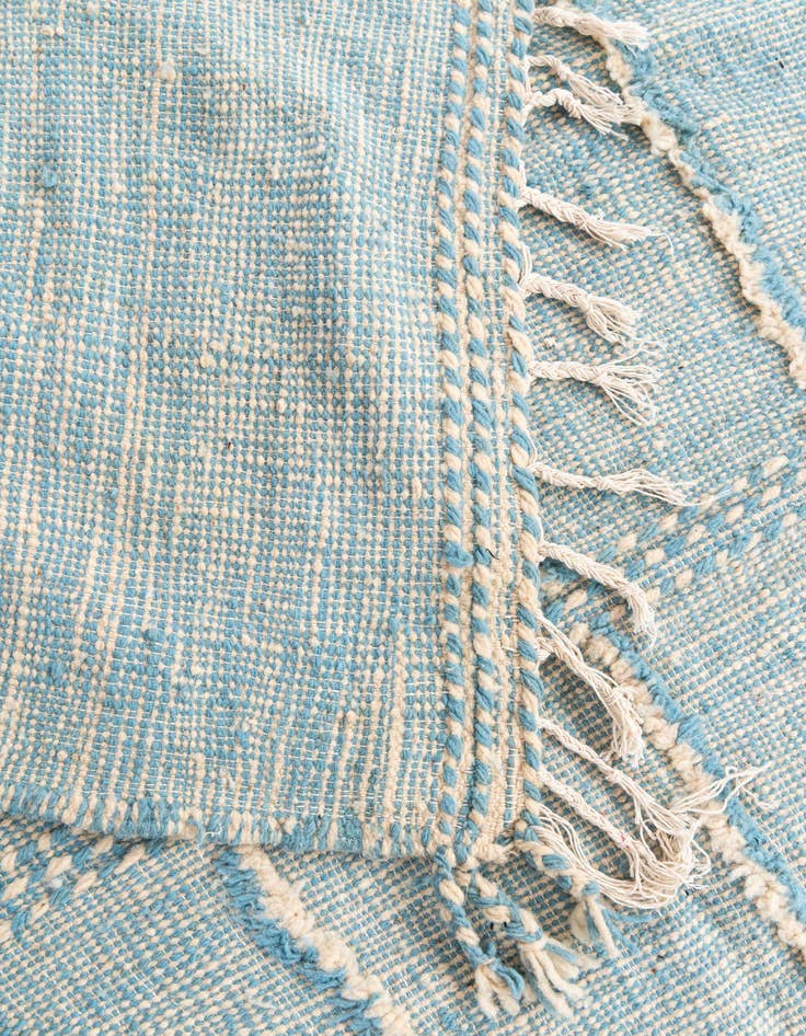 Detail image of 6' 6 x 10' 3  Hand Knotted Moroccan Wool Rug