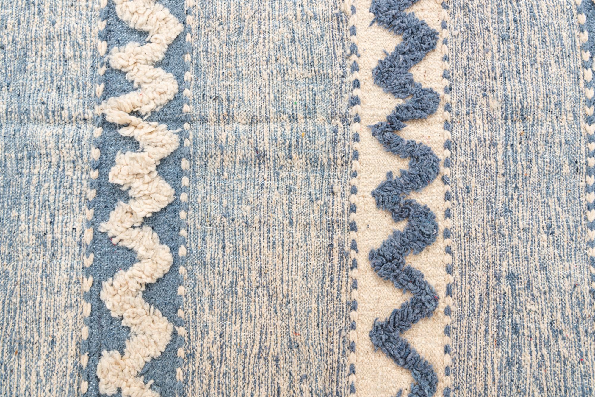 5' 3 x 8' Hand Knotted Moroccan Wool Rug