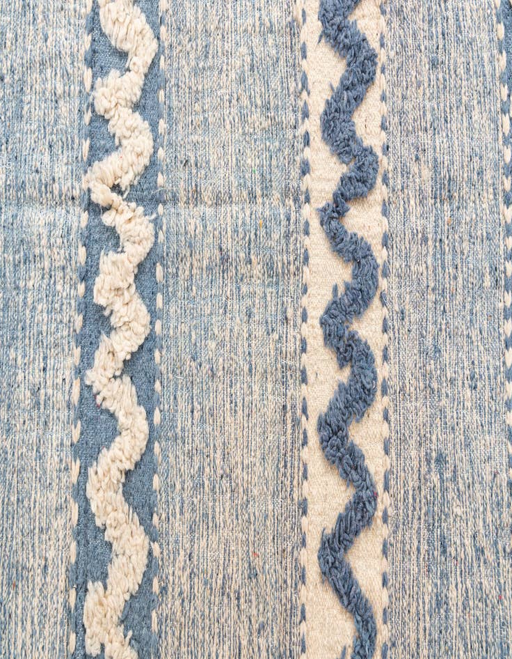 Detail image of 5' 3 x 8'  Hand Knotted Moroccan Wool Rug