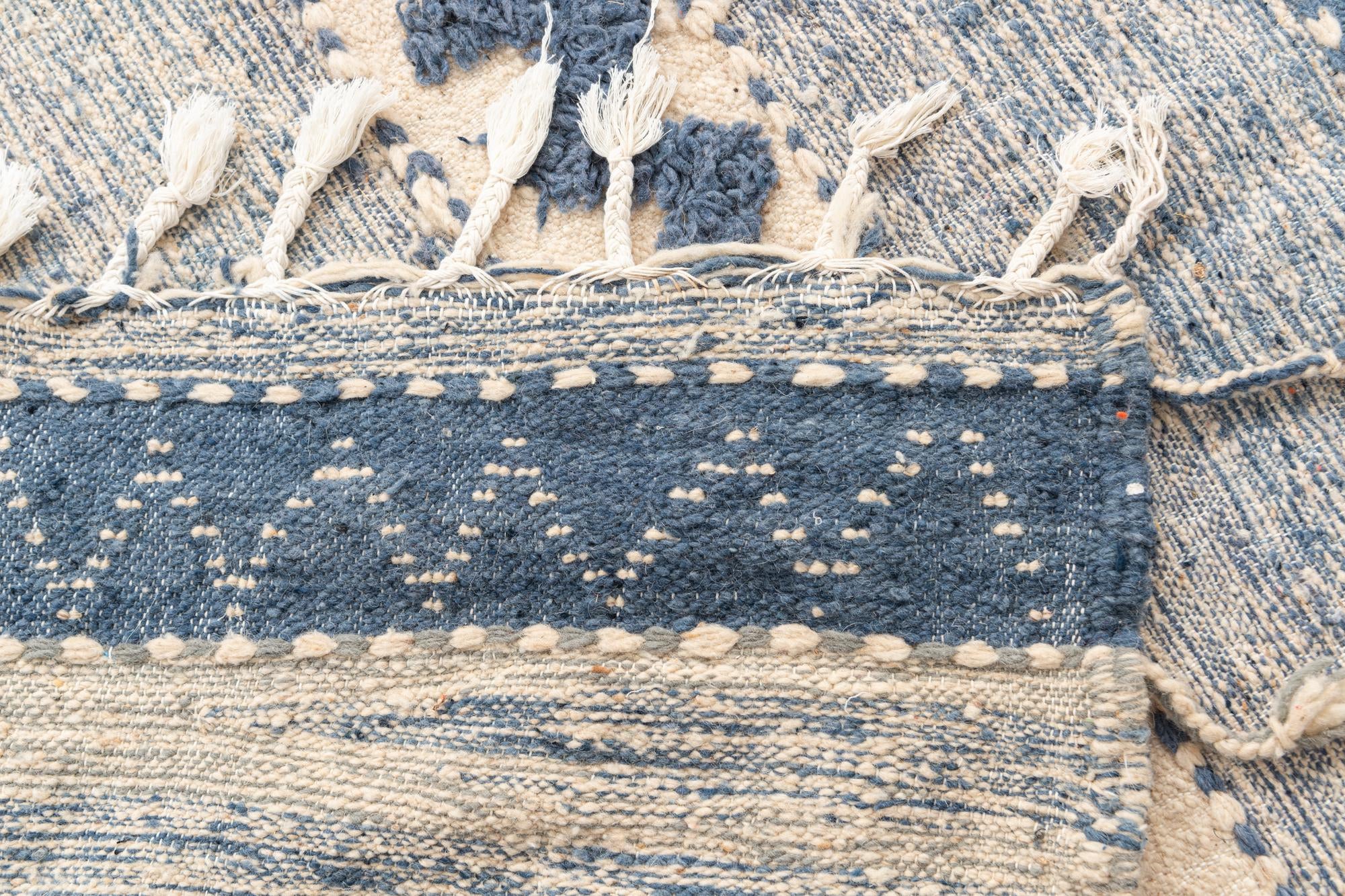 5' 3 x 8' Hand Knotted Moroccan Wool Rug