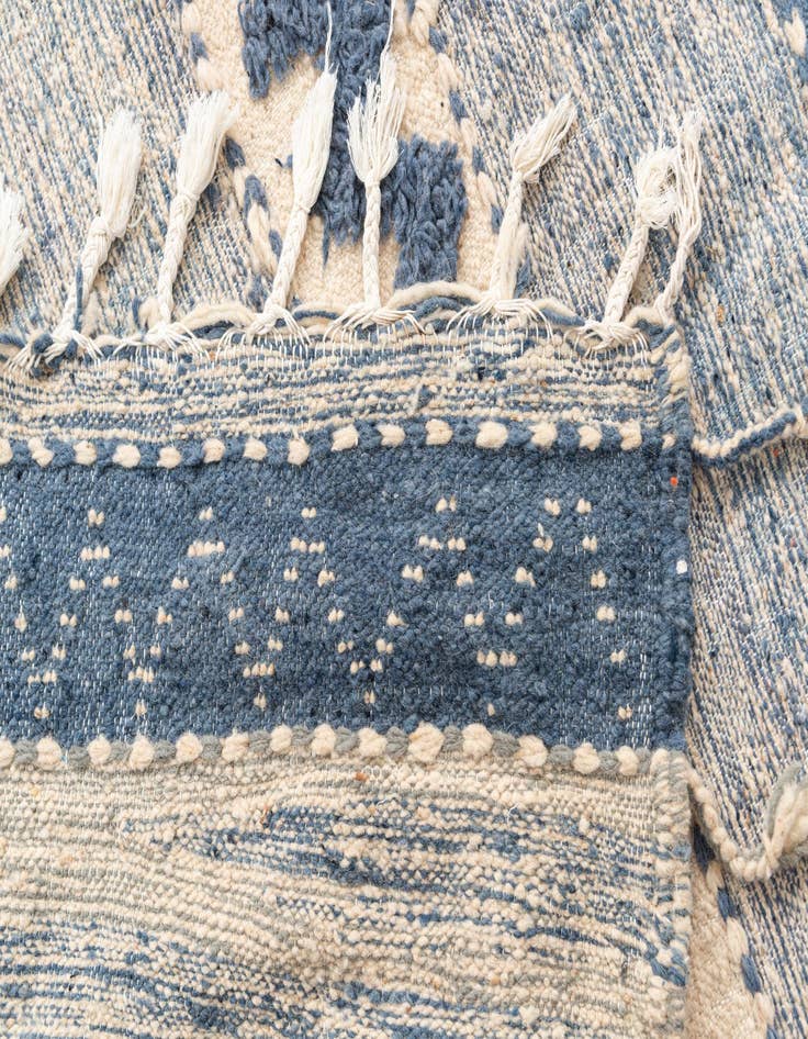 Detail image of 5' 3 x 8'  Hand Knotted Moroccan Wool Rug