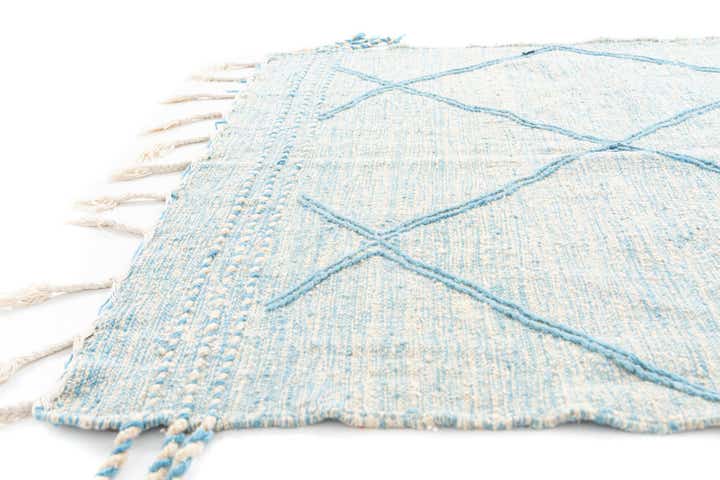 5' 2 x 8' 7 Hand Knotted Moroccan Wool Rug