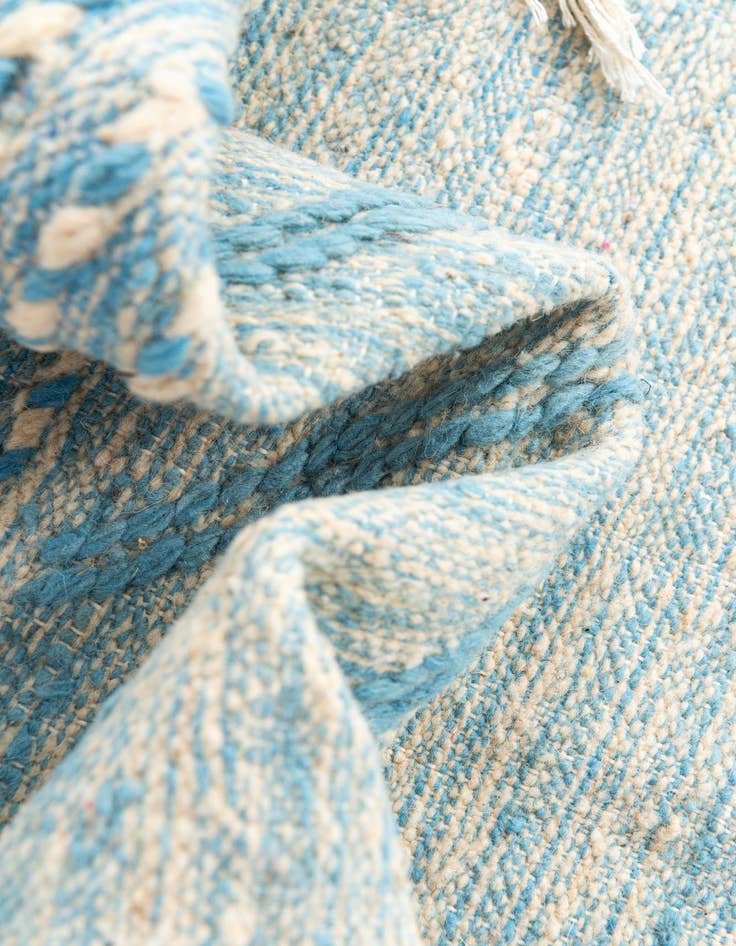 Detail image of 5' 2 x 8' 7  Hand Knotted Moroccan Wool Rug