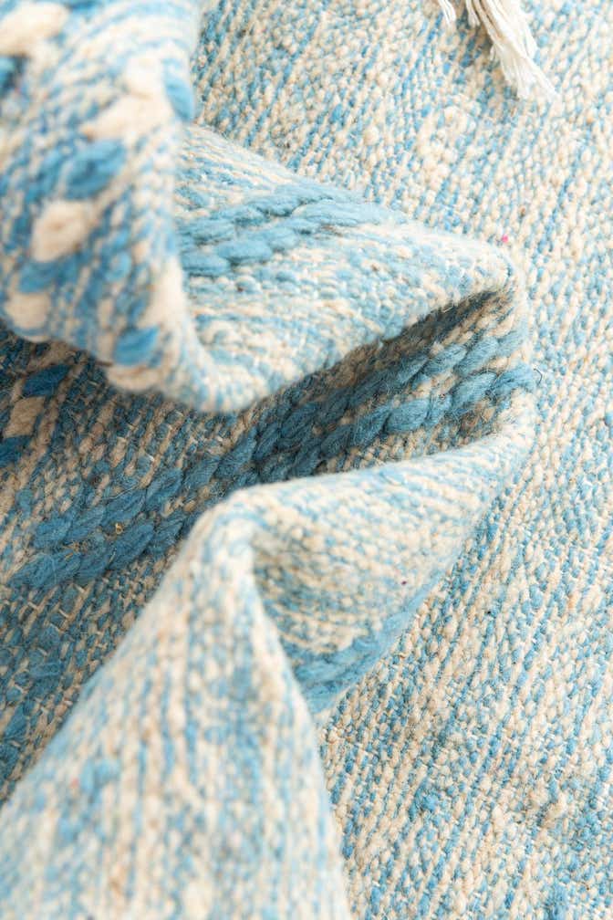 5' 2 x 8' 7 Hand Knotted Moroccan Wool Rug