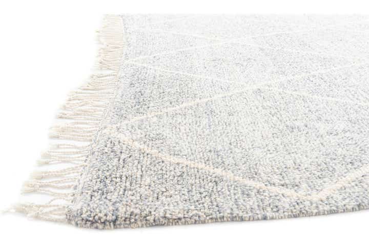 6' 10 x 9' 5 Hand Knotted Moroccan Wool Rug