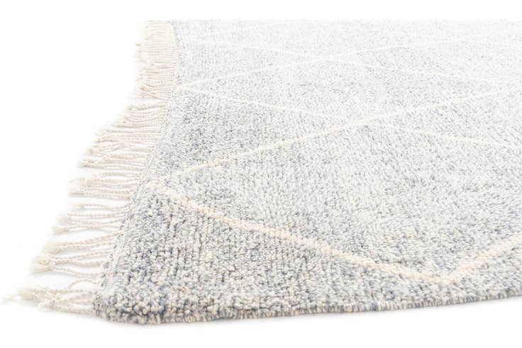 Detail image of 6' 10 x 9' 5 Hand Knotted Moroccan Wool Rug