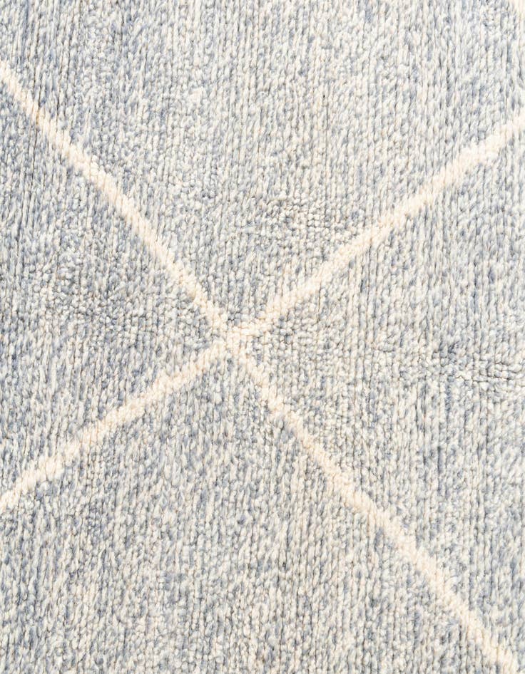 Detail image of 6' 10 x 9' 5  Hand Knotted Moroccan Wool Rug