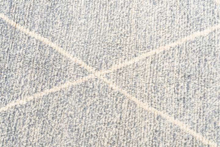 6' 10 x 9' 5 Hand Knotted Moroccan Wool Rug