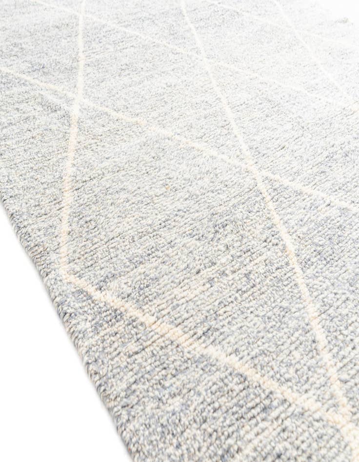 Detail image of 6' 10 x 9' 5  Hand Knotted Moroccan Wool Rug