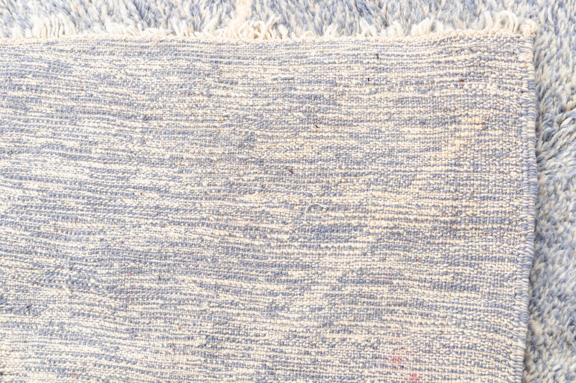7' x 9' 2 Hand Knotted Moroccan Wool Rug