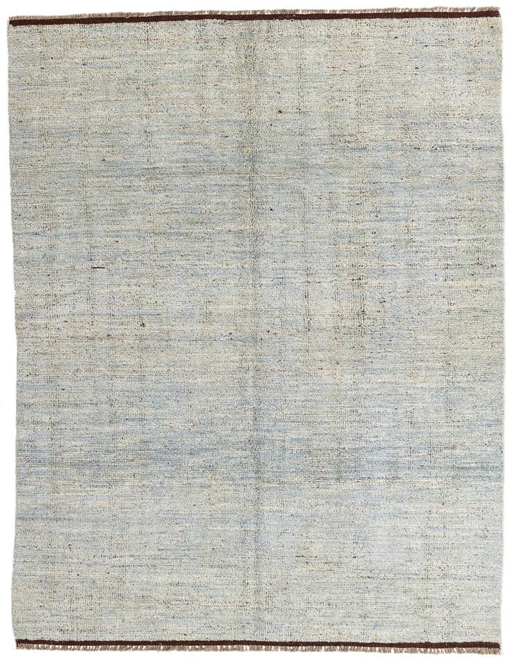 Detail image of 5' 8 x 8' 2 Hand Knotted Moroccan Wool Rug