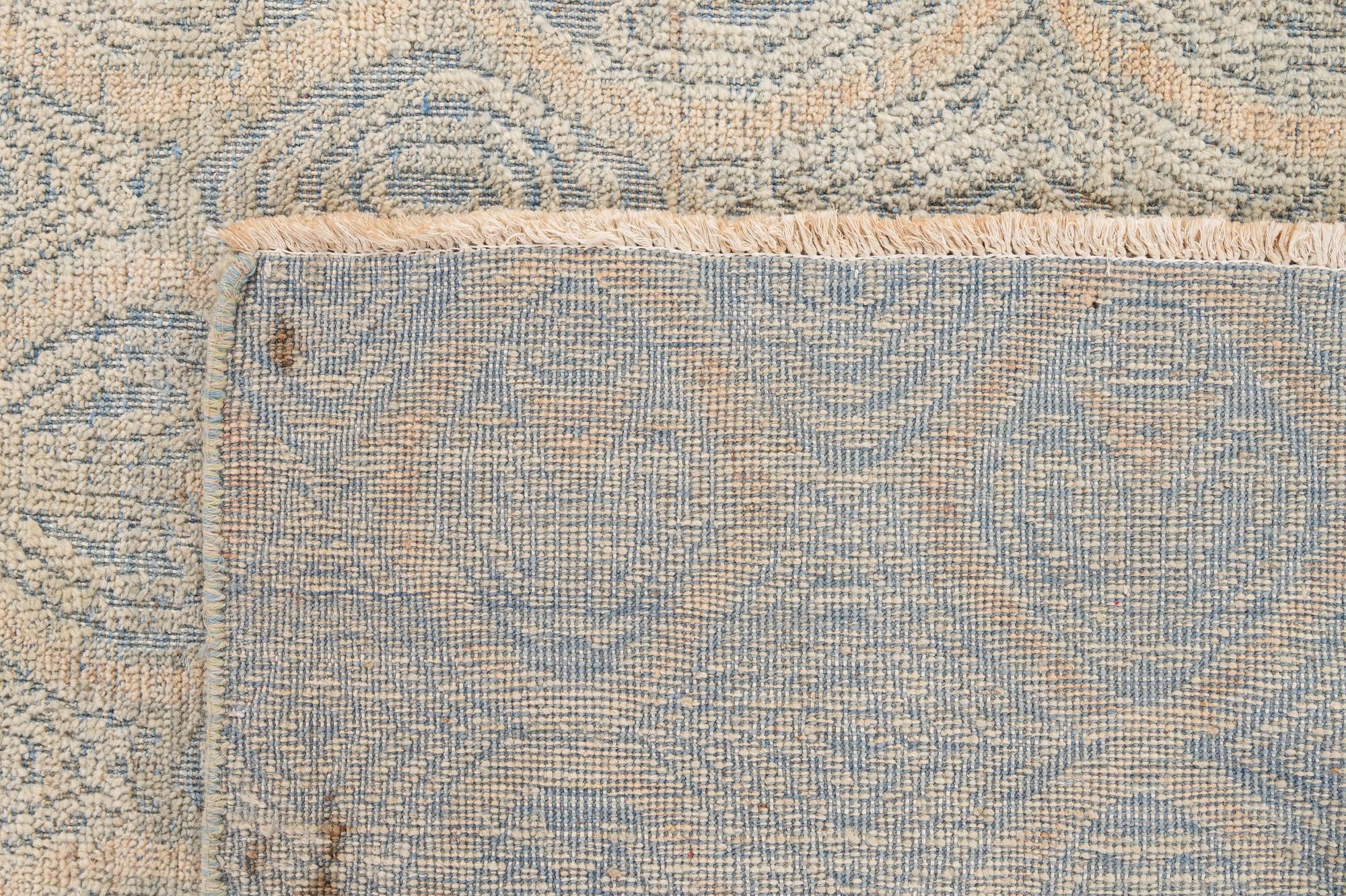 8' 10 x 12' 2 Hand Knotted Moroccan Wool Rug