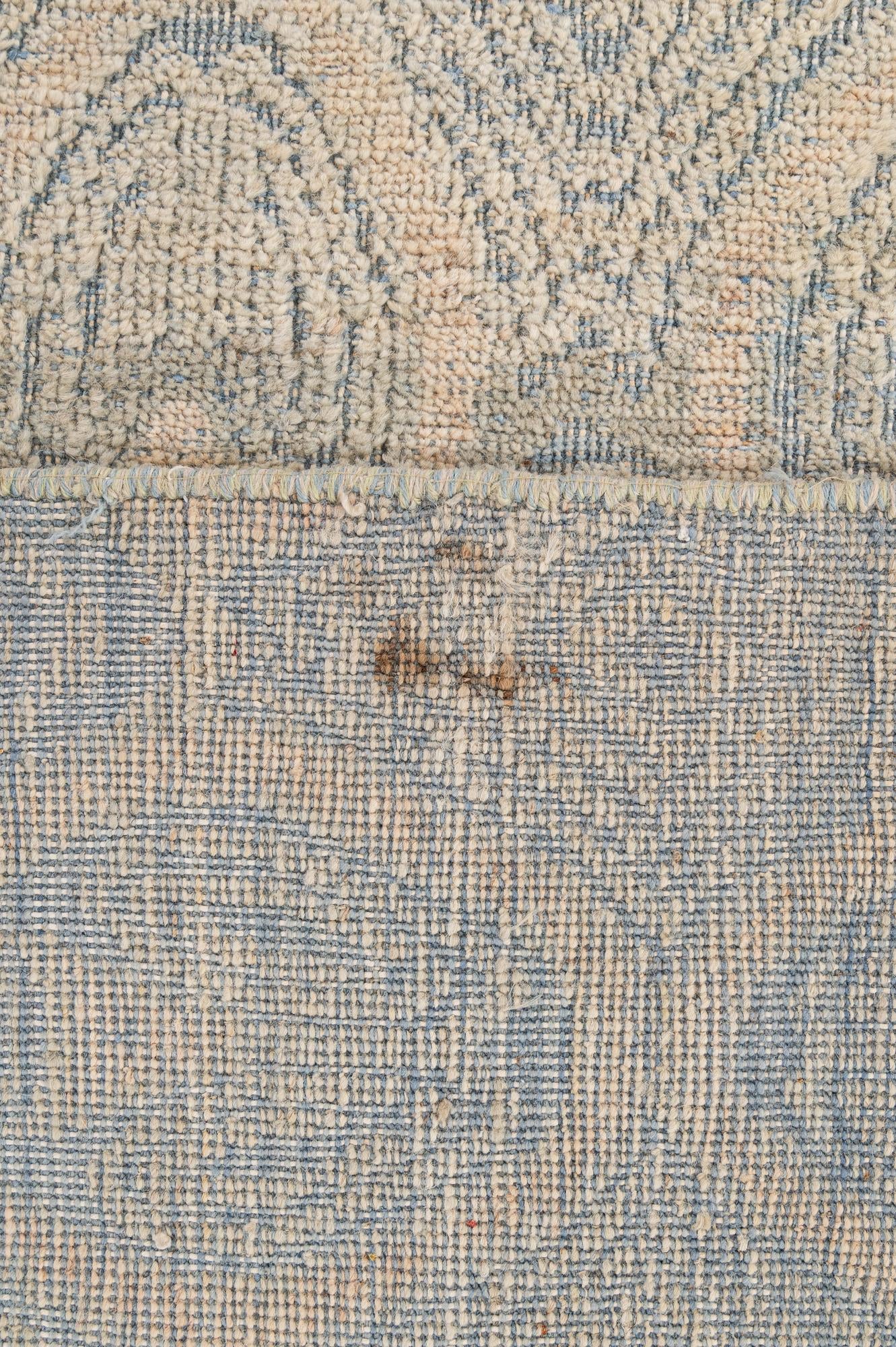 8' 10 x 12' 2 Hand Knotted Moroccan Wool Rug