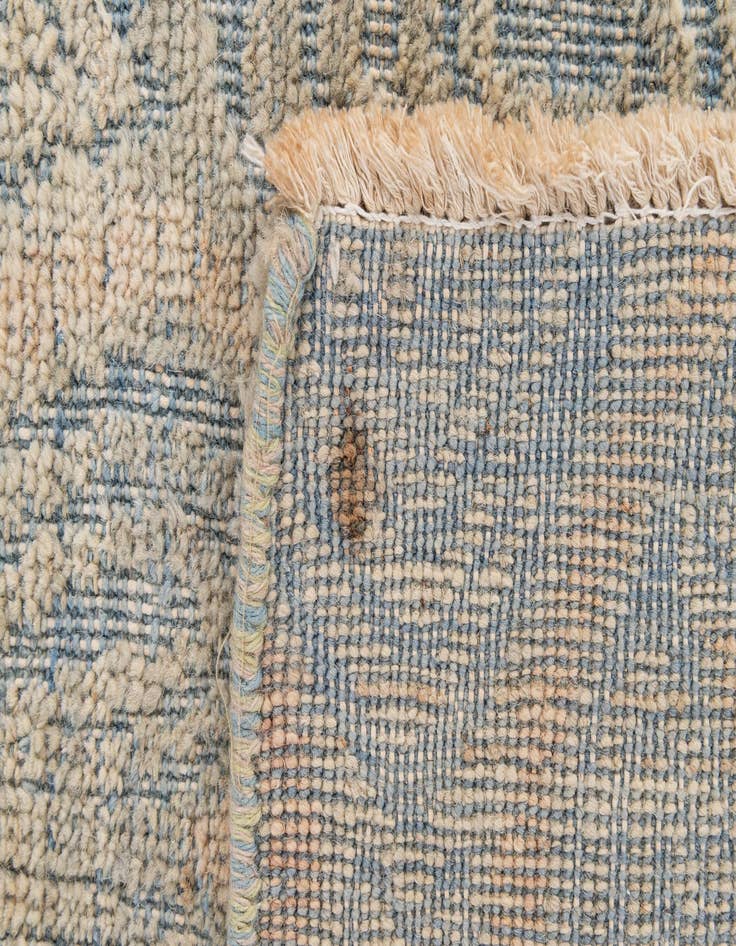 Detail image of 8' 10 x 12' 2  Hand Knotted Moroccan Wool Rug