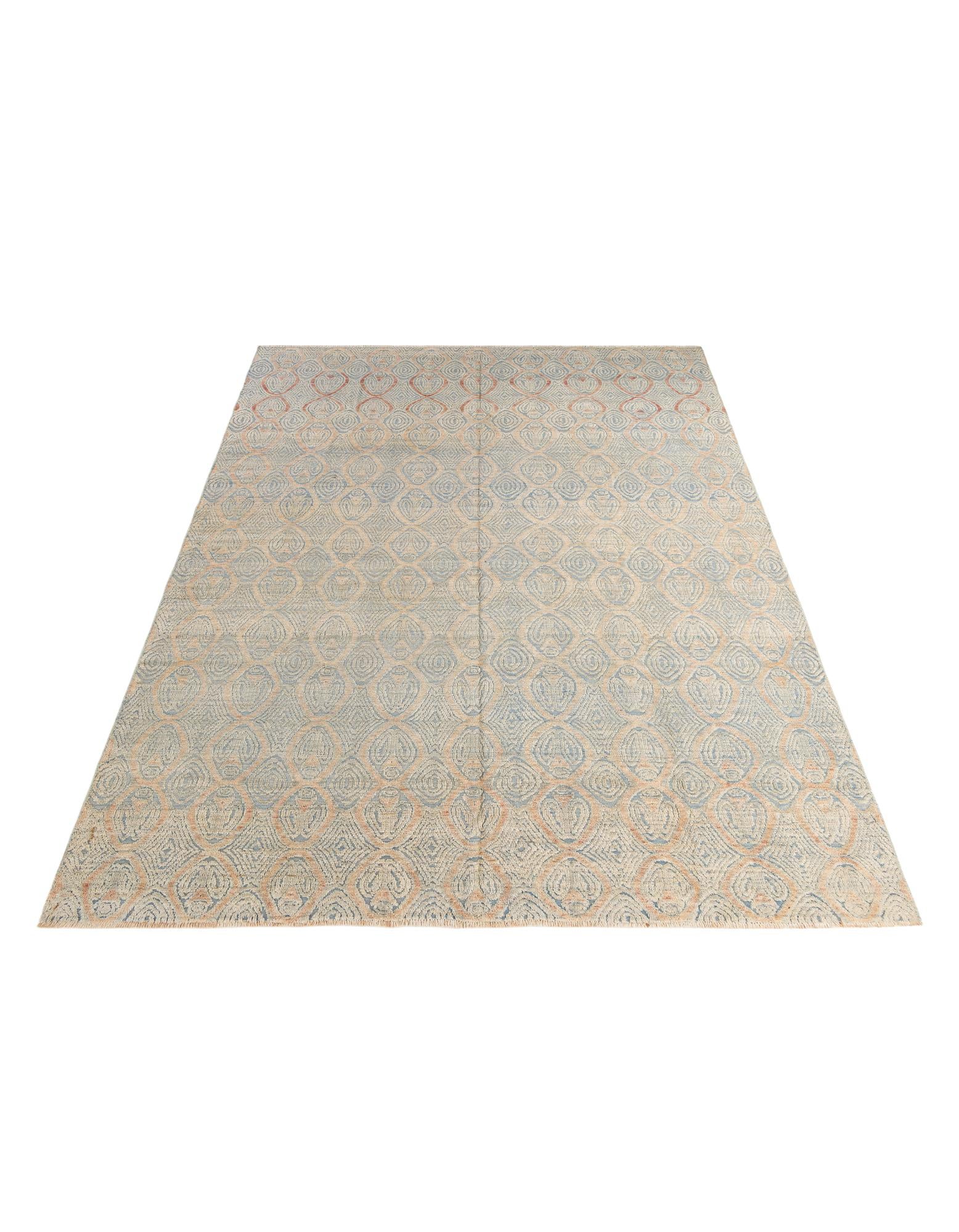 8' 10 x 12' 2 Hand Knotted Moroccan Wool Rug