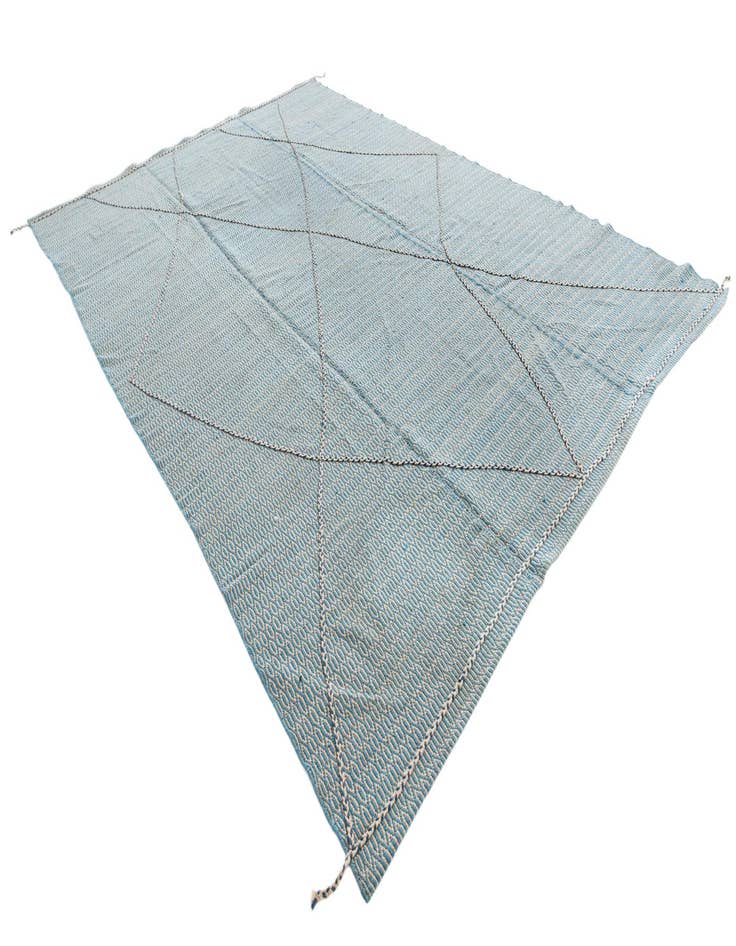 Detail image of 9' 9 x 14' 4  Hand Knotted Moroccan Wool Rug