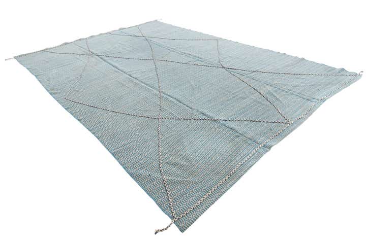 9' 9 x 14' 4 Hand Knotted Moroccan Wool Rug