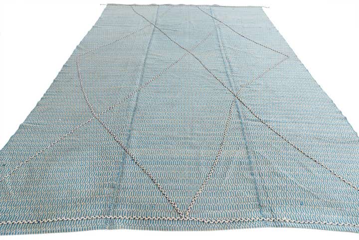 9' 9 x 14' 4 Hand Knotted Moroccan Wool Rug