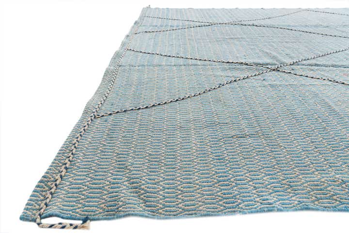 9' 9 x 14' 4 Hand Knotted Moroccan Wool Rug